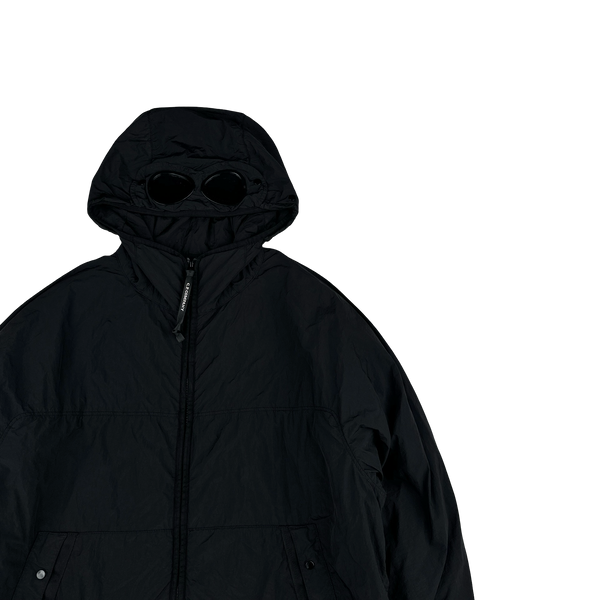 CP Company Black GDP Hooded Polartec Goggle Jacket - 3XL