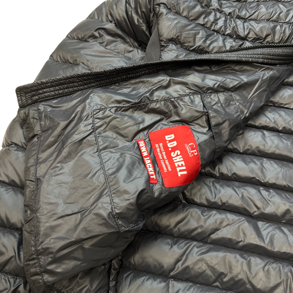CP Company Black Down Filled DD Shell Goggle Puffer Jacket  - Medium