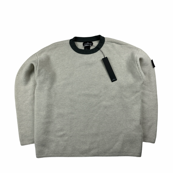 Stone Island 2022 Shadow Project Contrast Collar Crewneck - Large