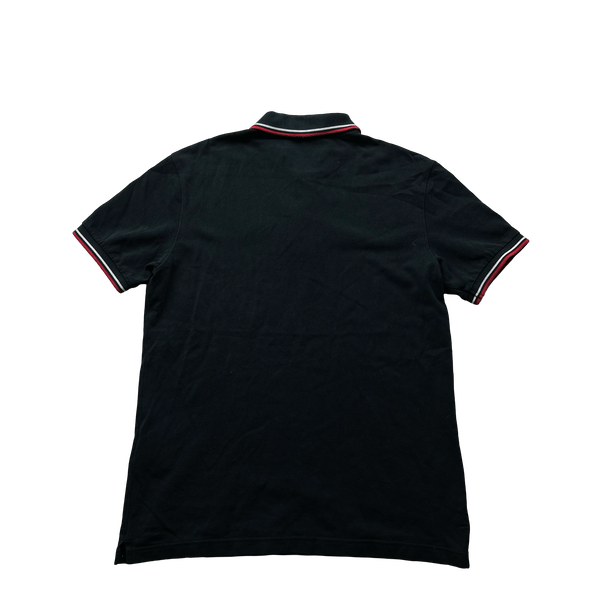 Prada Black Cotton Polo Shirt - Large