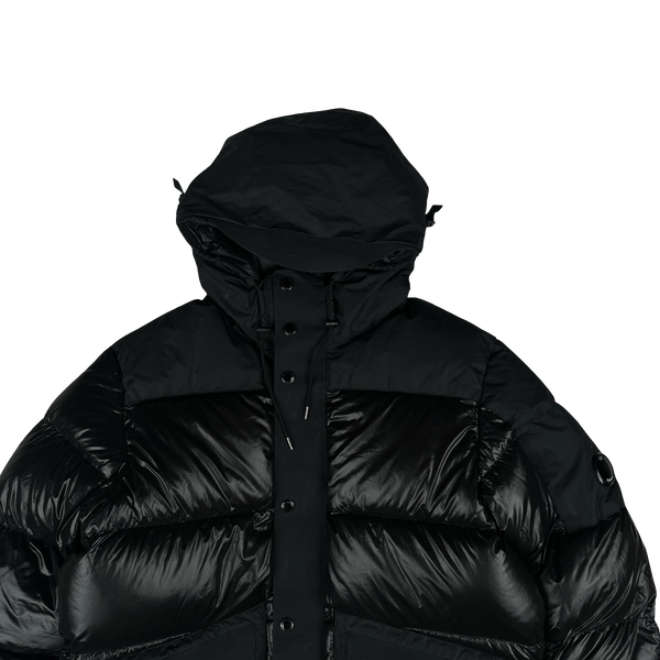 CP Company Black DD Shell Lense Viewer Puffer Jacket - XXL
