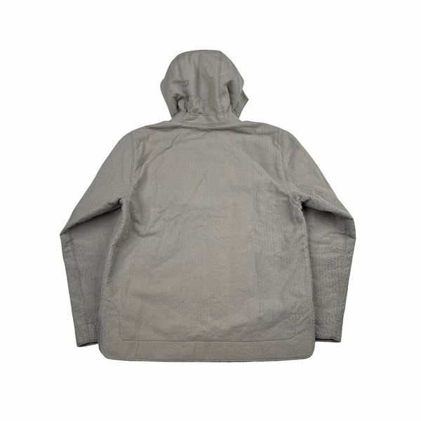 Stone Island 2022 Grey Needle Punched Reflective Balaclava Jacket - Small