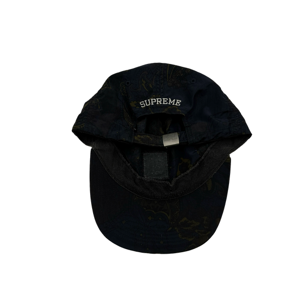 Stone Island x Supreme 2015 Blue Paisley Cap