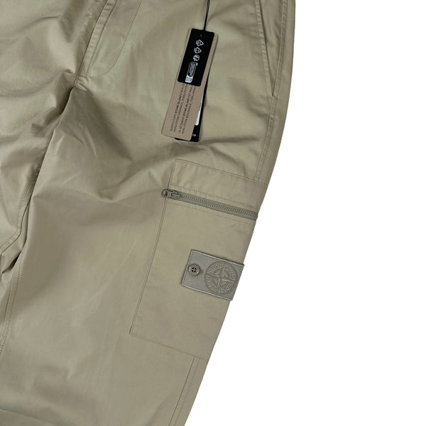 Stone Island 2024 Beige Ghost Cargo Trousers - 30"