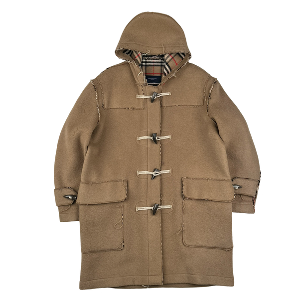 Burberry Lana Wool Duffle Coat Large