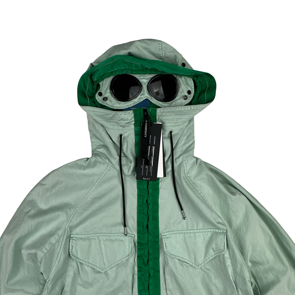 CP Company Mint Green Raso-CP Zipped Goggle Jacket - Small