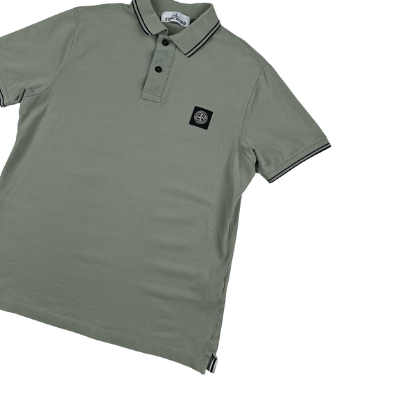 Stone Island 2018 Grey Polo Shirt - Large