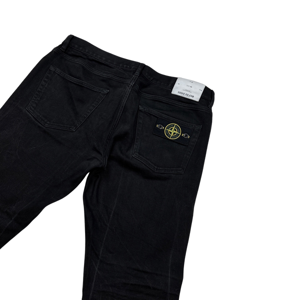 Stone island shop black skinny jeans