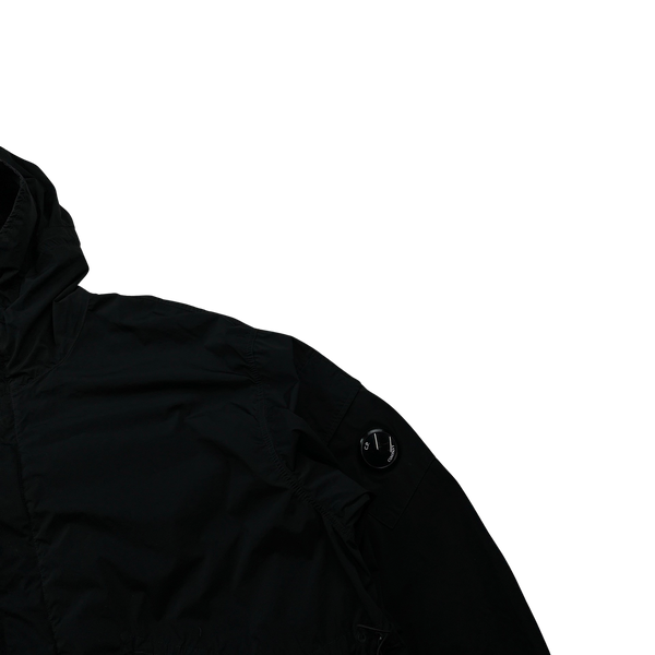CP Company Nycra Black Long Lightweight Jacket -XL