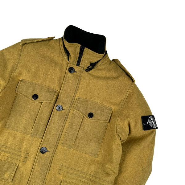Stone Island 2014 Ice Wool Blend Down Jacket - Medium