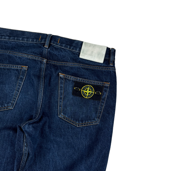 Stone Island 2018 Regular Fit Dark Denim Jeans - 32"