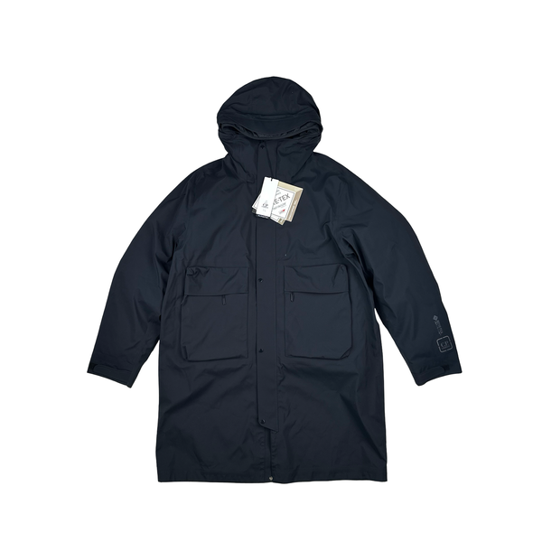 CP Company Navy Gore G-Type Ripstop Down Lined Long Jacket - XXL