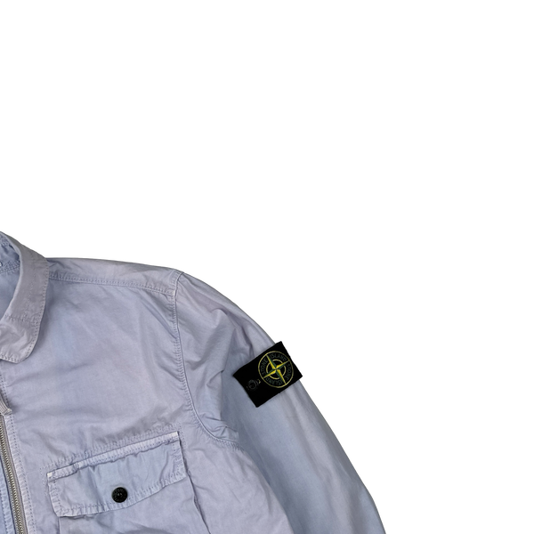Stone Island 2019 Lilac Cotton Overshirt - Medium