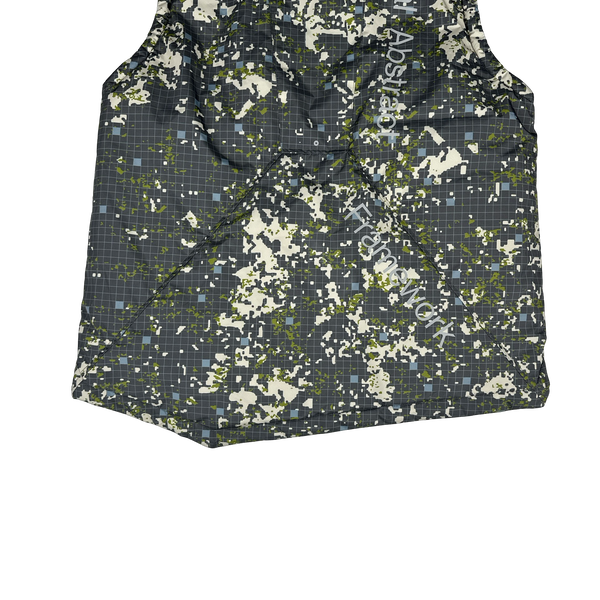 A Cold Wall Down Filled Abstract Patterned Gilet Coat - Small