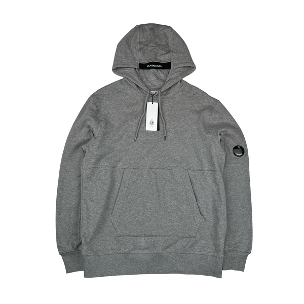 CP Company Grey Cotton Lens Viewer Pullover Hoodie - XL
