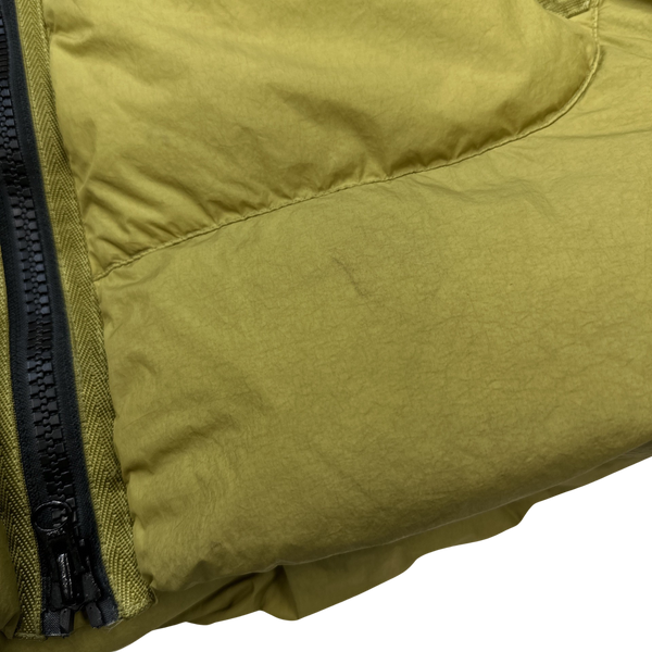Stone Island 2021 Green Crinkle NY Down Puffer Jacket - XL