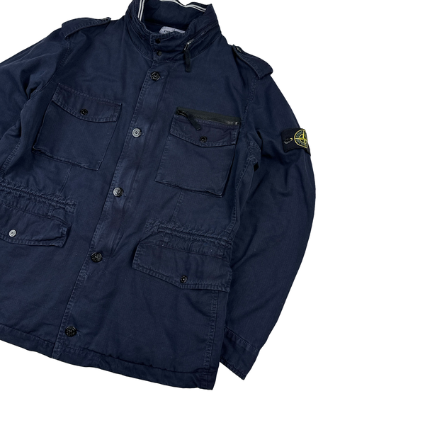 ウッチStone  ミリタリージャケット・XXL Stone Island 2012 Navy Army Tex Cotton Multi Pocket Field Jacket