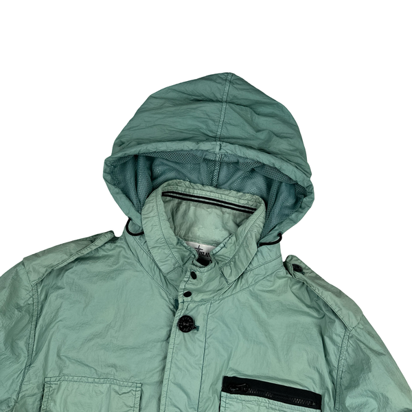 Stone Island 2013 Mint Green Membrana TC Field Jacket - XL