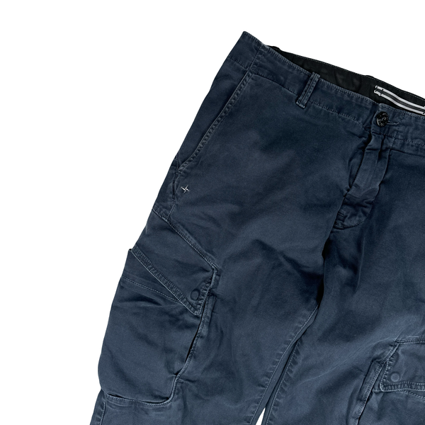 Stone Island 2016 Navy Sk Cargo Trousers - 36"