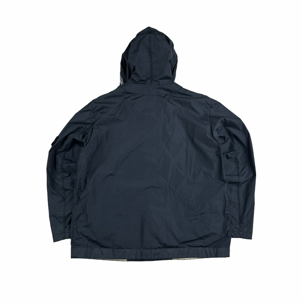 Stone Island 2002 Vintage Navy Optic Fibre Light Jacket Jacket - XL