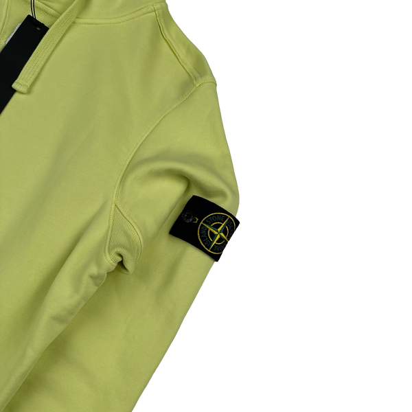 Stone Island 2019 Yellow Pullover Hoodie - Medium