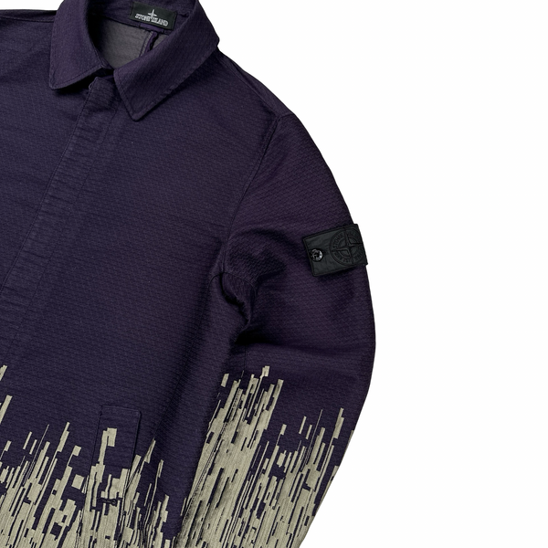 Stone Island 2017 Big Loom Jacquard Shadow Project Trench Jacket