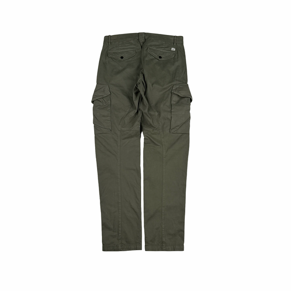 CP Company Khaki Ergonomic Fit Cargo Trousers - 32"