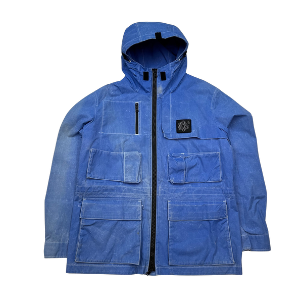 Plurimus Blue Garment Dyed Jacket - Large