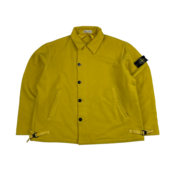 Stone Island AW2000 Yellow Vintage Wool Double Lined Overshirt - XL