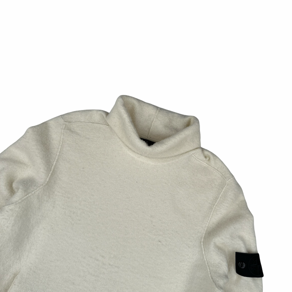 Stone Island 2018 Shadow Project Beige Lightweight Knit Jumper - Large