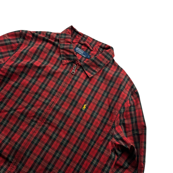 Ralph Lauren Plaid Harrington Jacket - Large