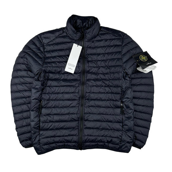 Stone Island 2022 Navy Loom Woven Chambers R Nylon Down TC Jacket