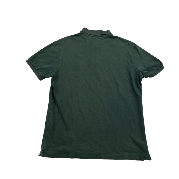 Stone Island Green Short Sleeve Polo Shirt - Large