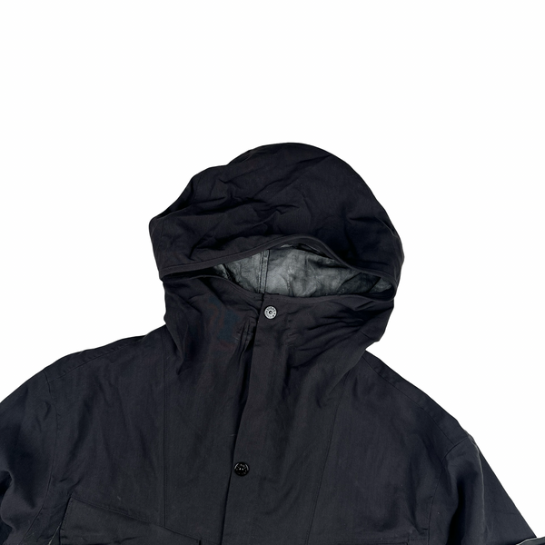 Stone Island 2016 Black Ghost Piece Water Repellent Wool Jacket - XL