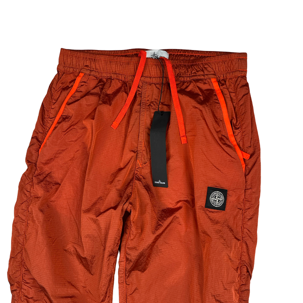 Stone Island 2020 Coral Nylon Metal Rip Stop Tracksuit Bottoms - Small
