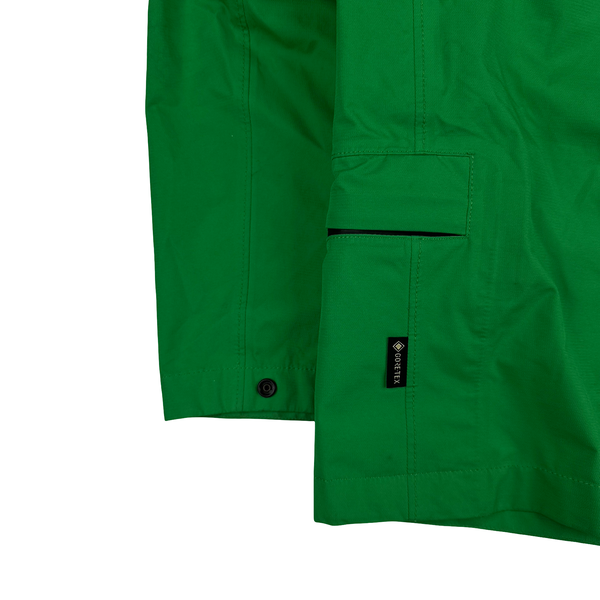 Stone Island 2021 Green Ripstop Gore-Tex Product Technology Paclite Jacket - Medium