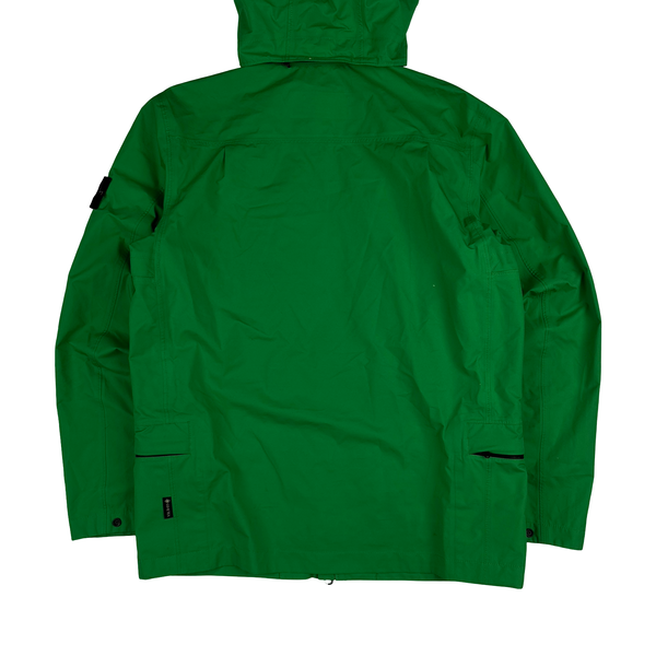 Stone Island 2021 Green Ripstop Gore-Tex Product Technology Paclite Jacket - Medium