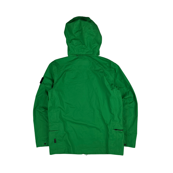 Stone Island 2021 Green Ripstop Gore-Tex Product Technology Paclite Jacket - Medium