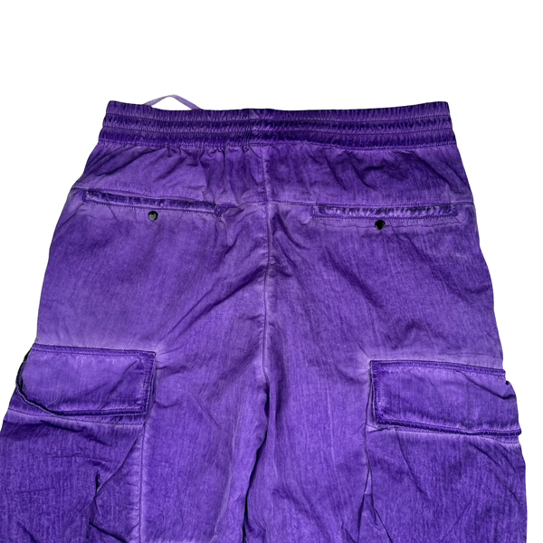 CP Company x Palace Purple Nylon Cargo Trousers - 32"