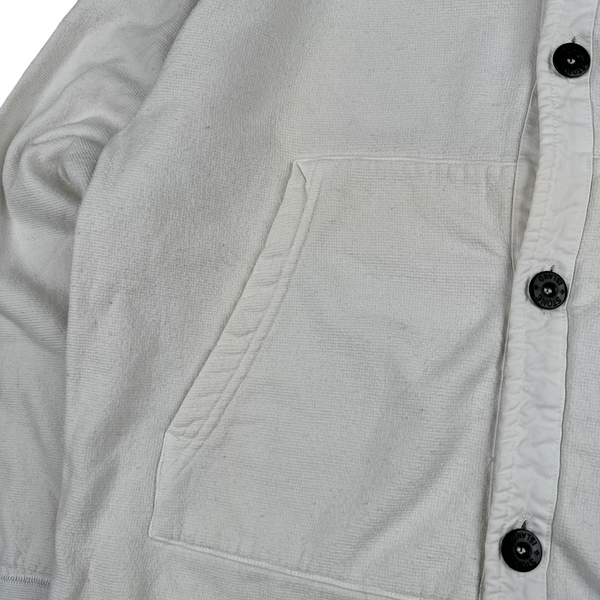 Stone Island Vintage 2000 Towelling Cotton Hoodie -  Medium