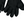 Load image into Gallery viewer, CP Company 2002 Metropolis Dynafil Black Spellout Logo Gloves - Large
