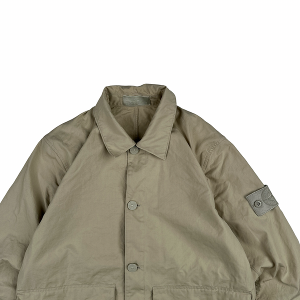 Stone Island 2023 Tan O-Ventile Ghost Jacket - Small