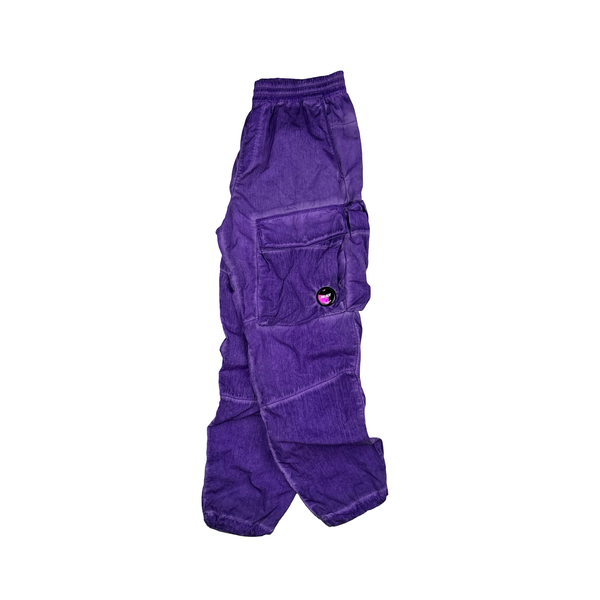 CP Company x Palace Purple Nylon Cargo Trousers - 32"
