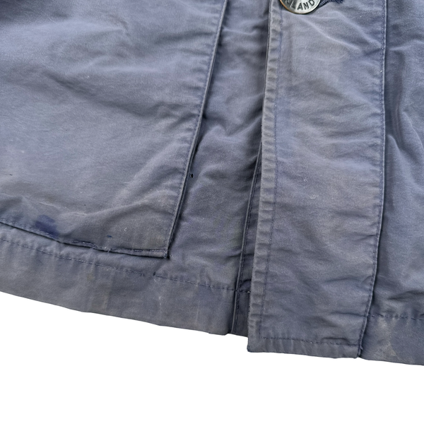 Stone Island Navy Micro Reps Multi Pocket Shield Jacket - Large