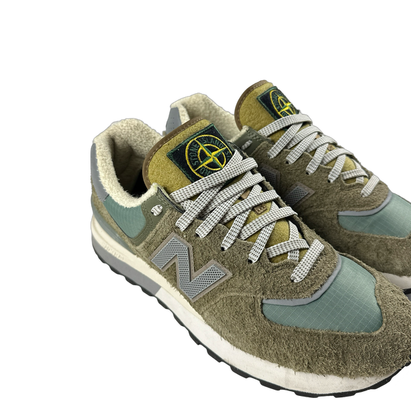 Stone Island x New Balance 574 Legacy Trainers - UK 9