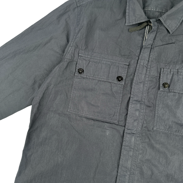 Stone Island 2011 Navy Cotton Double Pocket Overshirt - XL