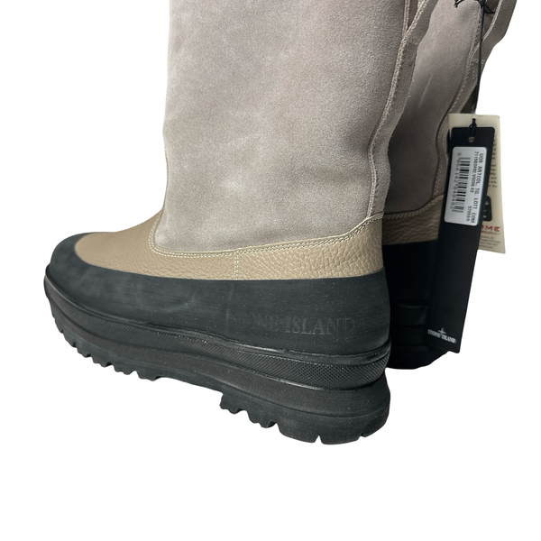 Stone Island Brown Diemme Leather Suede Boots - UK 9