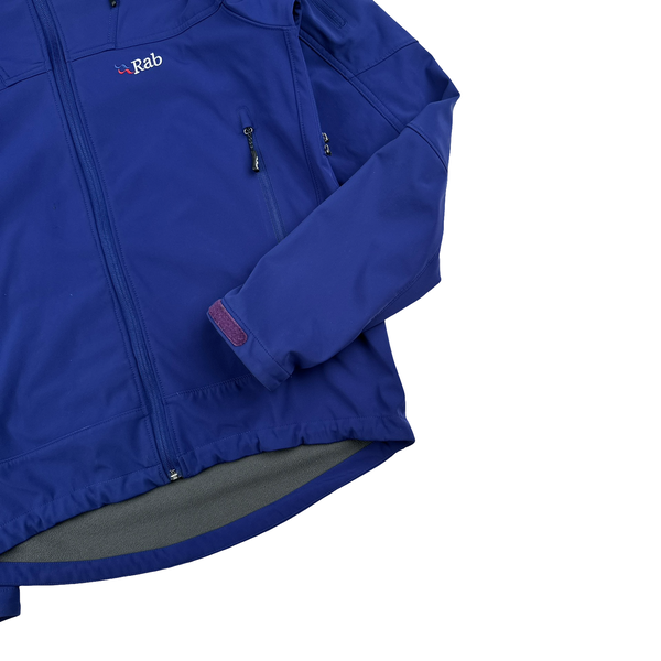 RAB Blue Ogre Hooded Soft Shell Jacket - Medium