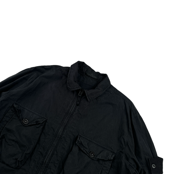 Stone Island 2019 Black Ghost Piece Overshirt - 3XL