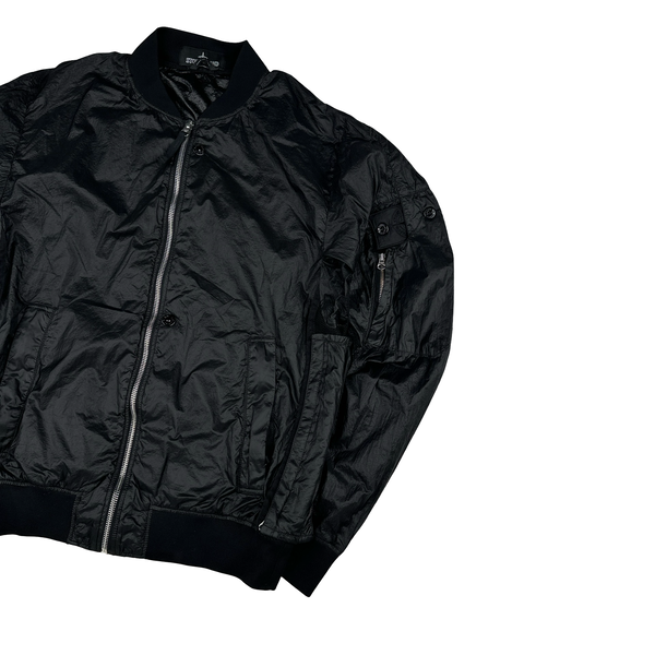Stone Island Black 2017 Lucid Shadow Project Bomber Jacket - Small